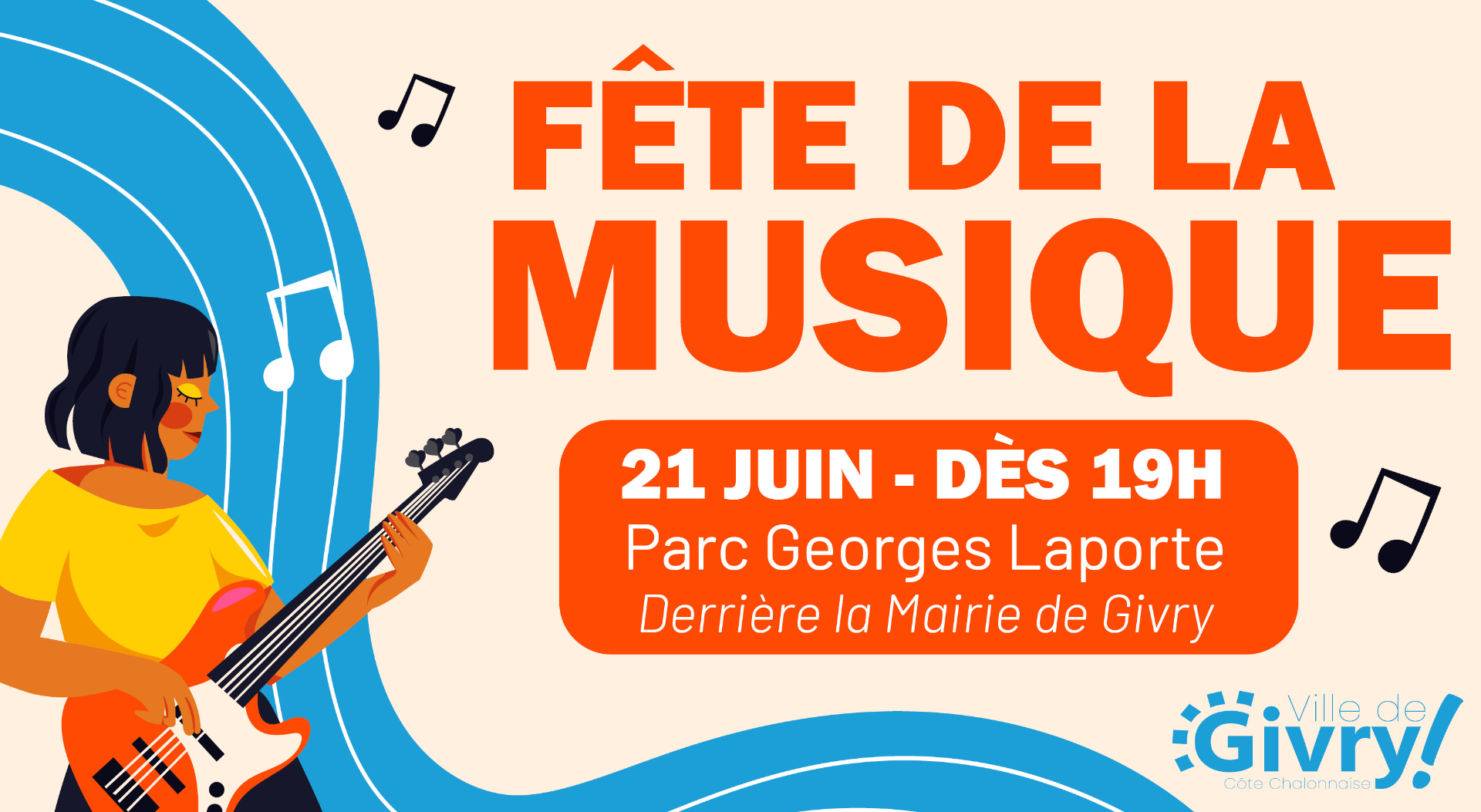 Fête de la Musique 2025 à Givry – Rendez-vous au Parc Georges Laporte !