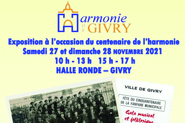 Exposition : "100 ans de l’Harmonie municipale" - Halle ronde | 27 & 28 novembre