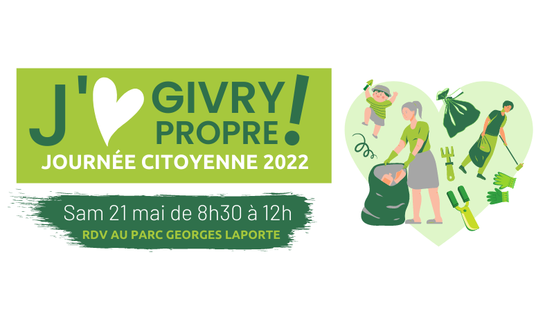 Journée citoyenne 2022 : « J’aime Givry Propre ! »
