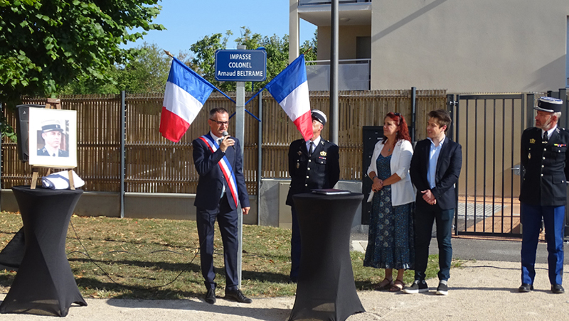Inauguration de l’Impasse et de l’Allée Colonel Arnaud Beltrame : retour en images