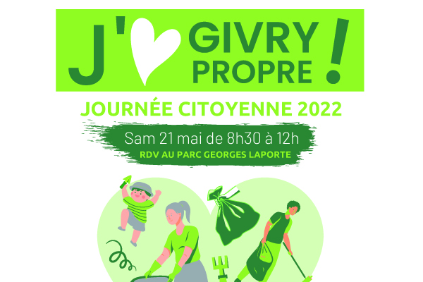 Journée citoyenne "J'aime Givry Propre !"