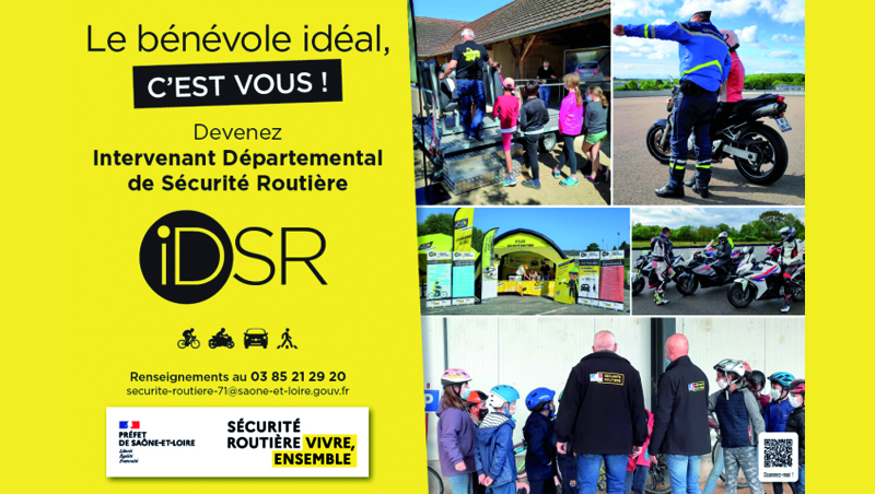 La sécurité routière de Saône-et-Loire recrute des bénévoles !