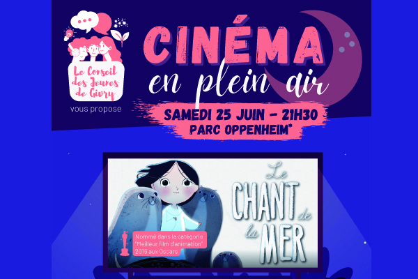 Séance de cinéma en plein air : film tout public "Le Chant de la mer" !