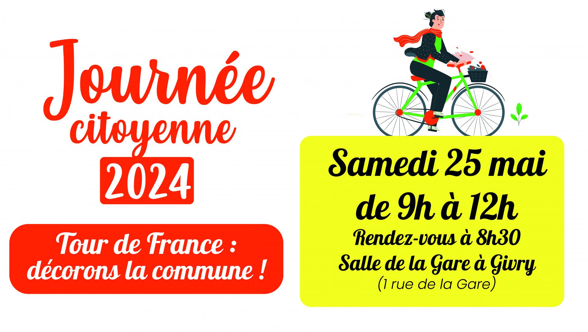 Samedi 25 mai  : Journée citoyenne "Tour de France : décorons la commune !"