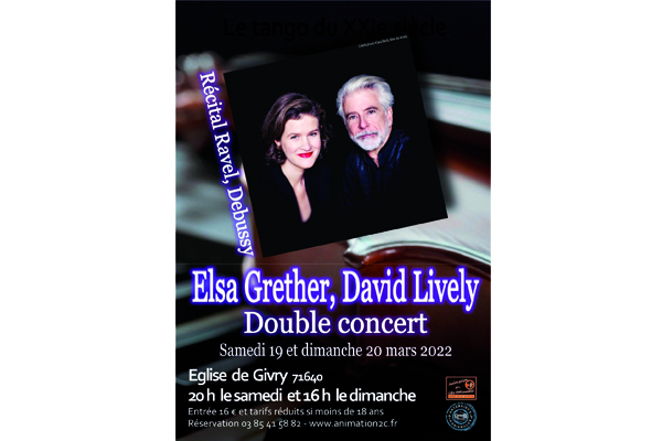 Double concert Elsa Grether, David Lively - Eglise de Givry // Organisé par A2c