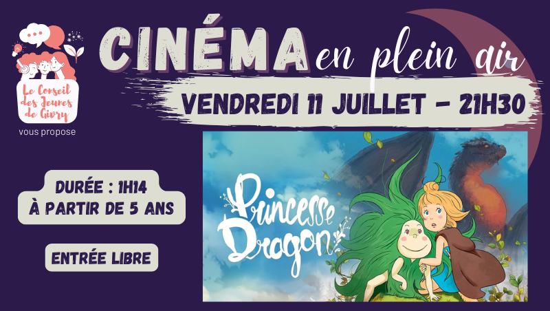 Vendredi 11 juillet : cinéma sou le étoile pour le enfant à partir de 5 ans