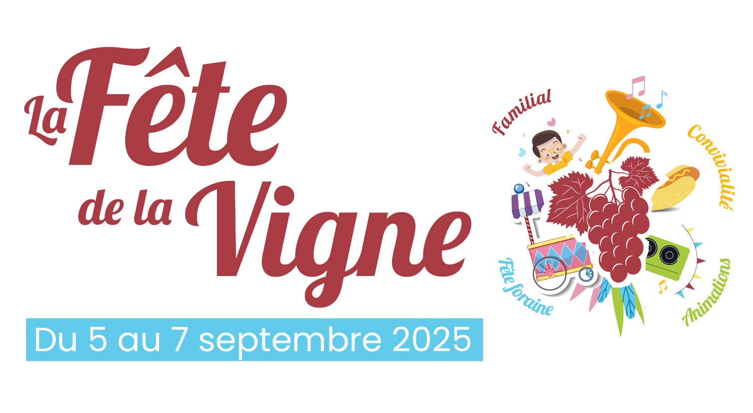 5, 6 & 7 septembre : Fête de la Vigne, demandez le programme !